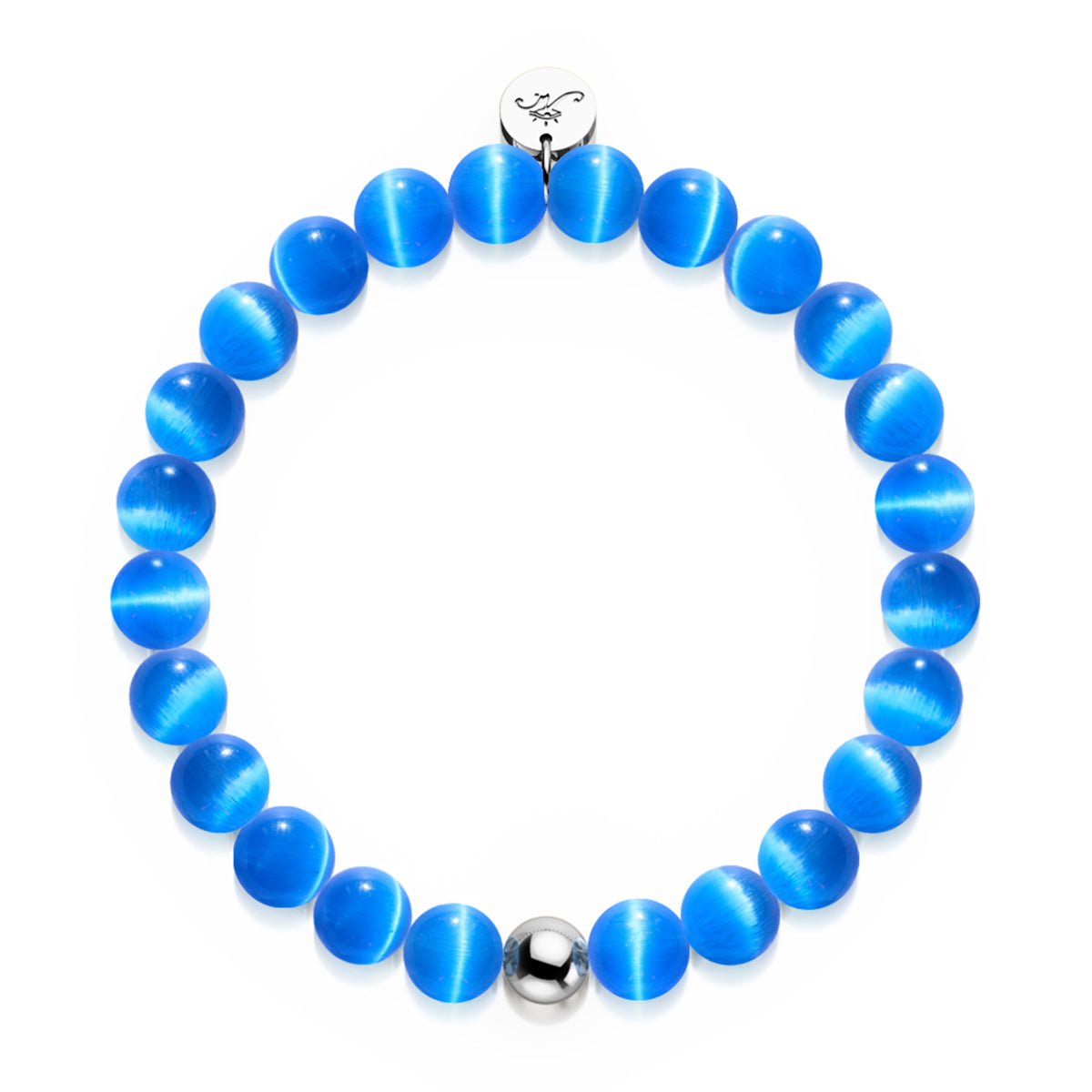 Buvez-moi Potion | Argent sterling .925 | Bracelet en verre du Cheshire