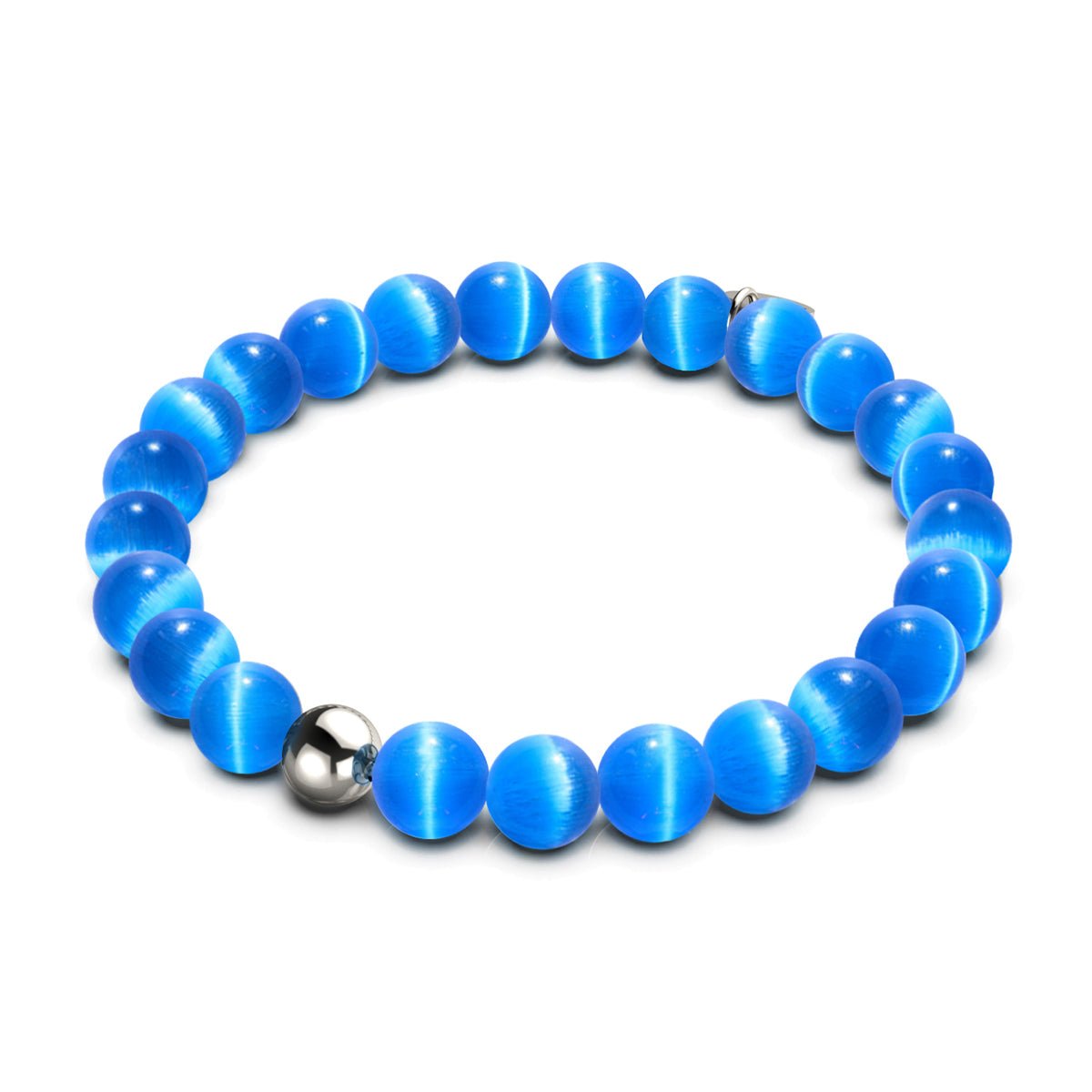 Buvez-moi Potion | Argent sterling .925 | Bracelet en verre du Cheshire