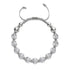 Nimbe | Argent | Bracelet Cheshire Glass Charmballa