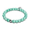 Teal | .925 Sterling Silver | Cheshire Glass Bracelet