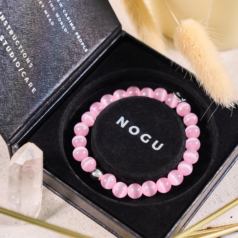 Pastèque | Argent sterling .925 | Bracelet en verre du Cheshire