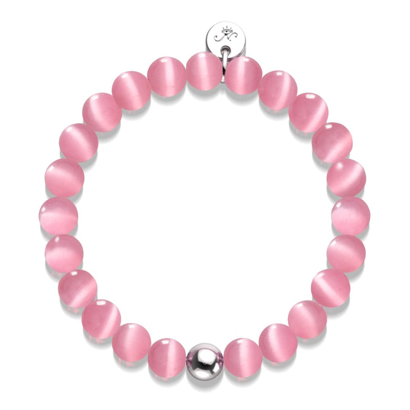 Pastèque | Argent sterling .925 | Bracelet en verre du Cheshire