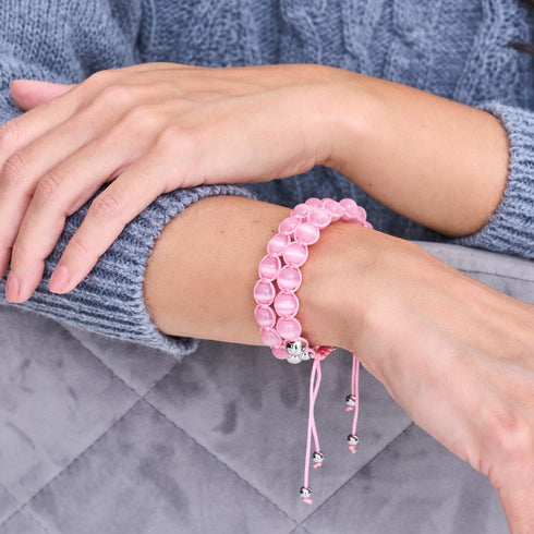 Pastèque | Argent | Bracelet Cheshire Glass Charmballa