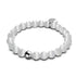 Blanc | Argent sterling .925 | Bracelet en verre du Cheshire