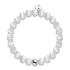 Blanc | Argent sterling .925 | Bracelet en verre du Cheshire