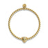 féroce | Or 18 carats | Bracelet chat en cristal