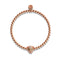 féroce | Or rose 18 carats | Bracelet chat en cristal