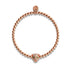 féroce | Or rose 18 carats | Bracelet chat en cristal