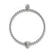 féroce | Argent | Bracelet chat en cristal