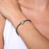 féroce | Argent | Bracelet chat en cristal