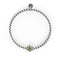 Jonquille | Argent | Bracelet à breloques en cristal jaune