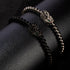 Dracarys | Bronze à canon | Bracelet à breloques dragon en cristal