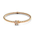 Sanctuaire | Or rose 18 carats | Bracelet à breloques éléphant en cristal