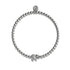 Sanctuaire | Argent | Bracelet à breloques éléphant en cristal