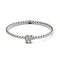 Sanctuaire | Argent | Bracelet à breloques éléphant en cristal