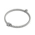 Sanctuaire | Argent | Bracelet à breloques éléphant en cristal