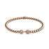 Pompe | Or rose 18 carats | Bracelet de remise en forme en cristal