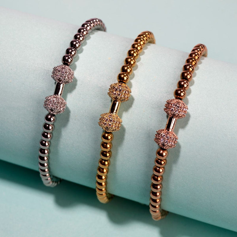 Pump | Silver | Crystal Fitness Bracelet