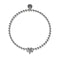 Flower Power | Silver | Crystal Charm Bracelet