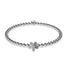 Flower Power | Silver | Crystal Charm Bracelet