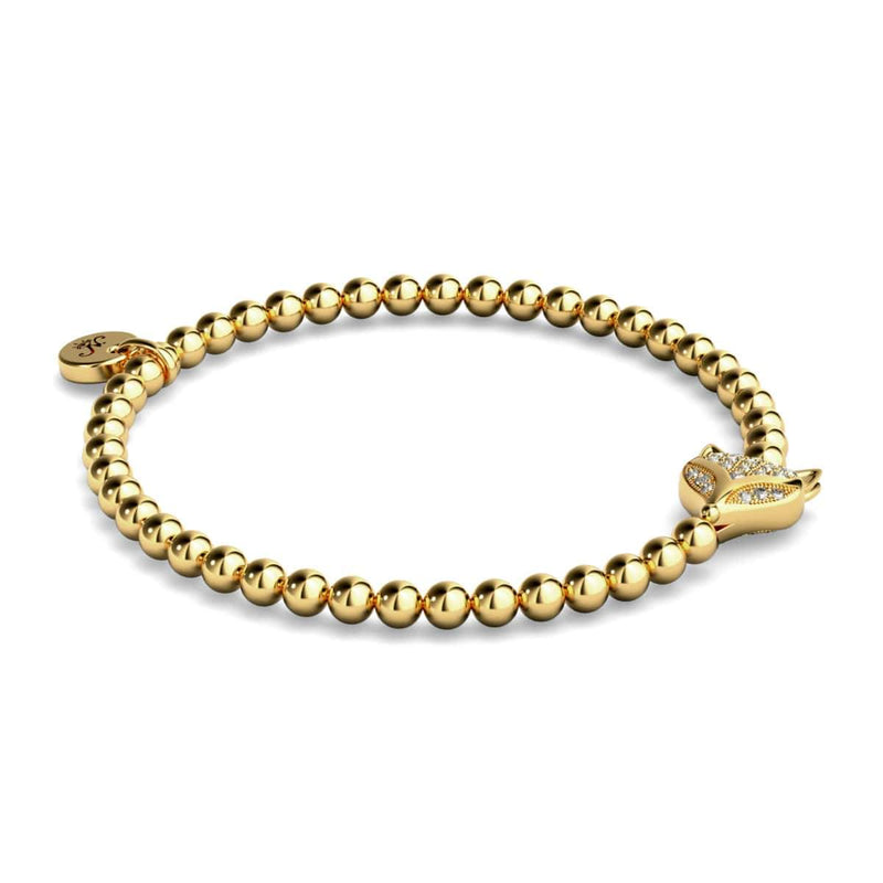 Vixen | 18k Gold | Crystal Fox Bracelet
