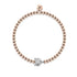 Vixen | 18k Rose Gold & Silver | Crystal Fox Bracelet