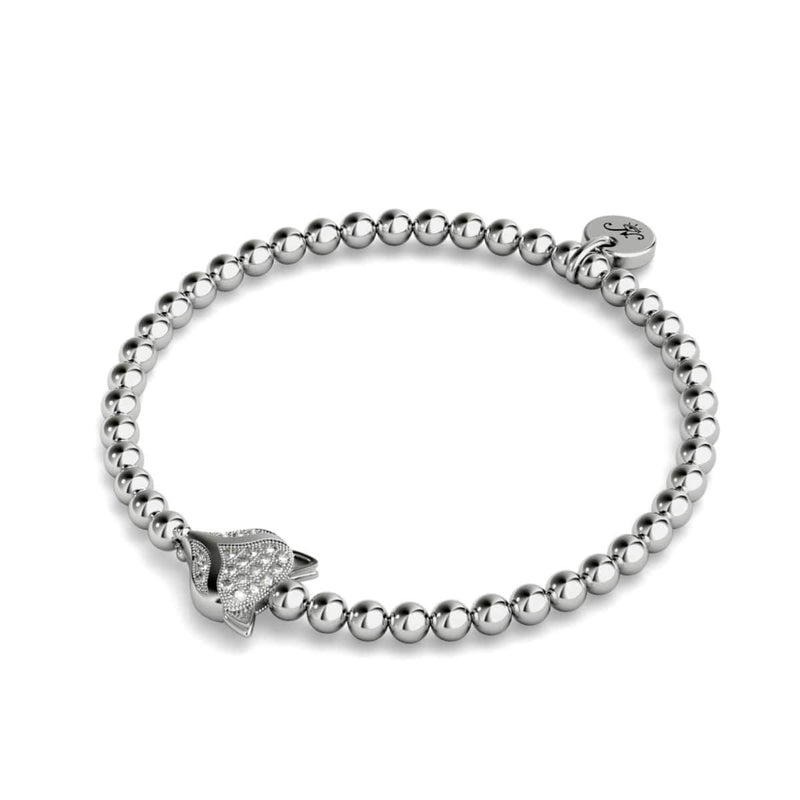 renarde | Argent | Bracelet Renard Cristal