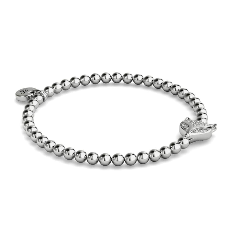 renarde | Argent | Bracelet Renard Cristal