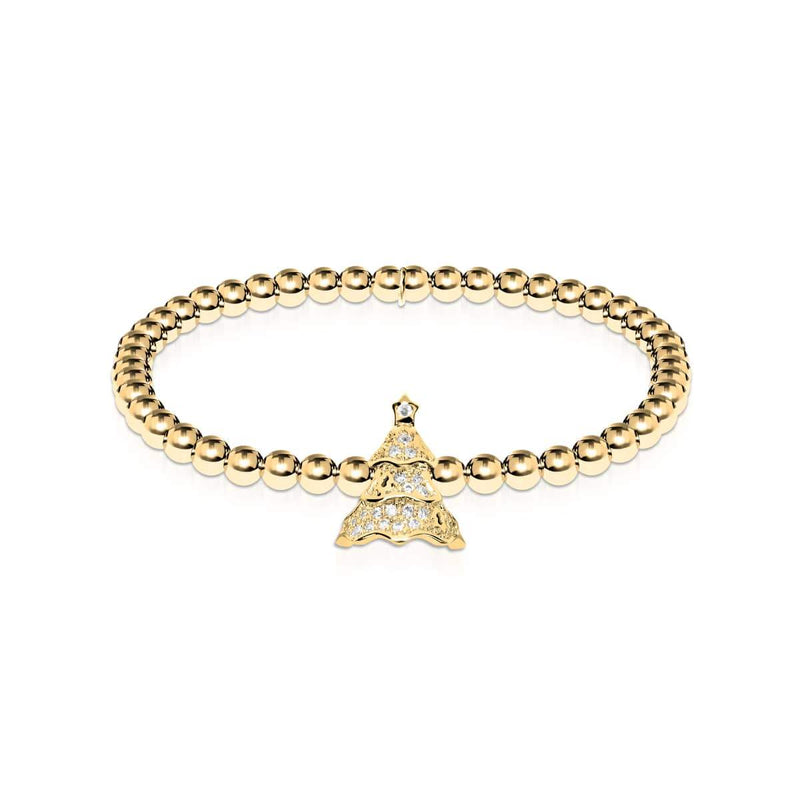 Evergreen | 18k Gold | Crystal Holiday Tree