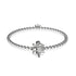Reine | Argent | Bracelet à breloques abeille en cristal