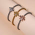 Reine | Argent | Bracelet à breloques abeille en cristal