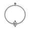 Reine | Argent | Bracelet à breloques abeille en cristal