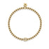 Insecte chanceux | Or 18 carats | Coccinelle de cristal