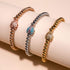 Insecte chanceux | Or rose 18 carats | Coccinelle de cristal