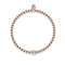 Insecte chanceux | Or rose 18 carats | Coccinelle de cristal
