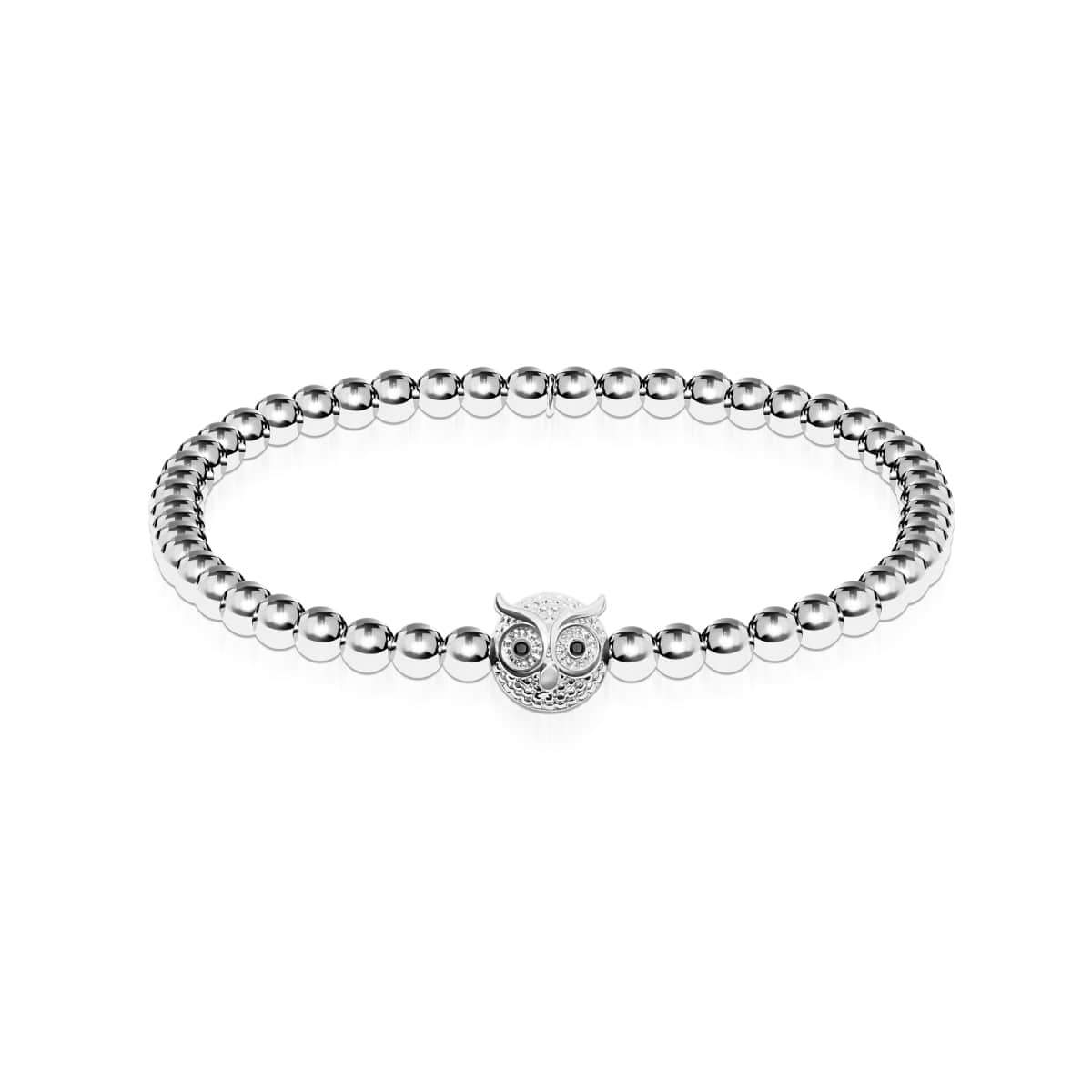 Sagesse | Argent | Hibou de cristal