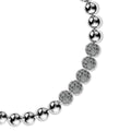Acier inoxydable plaqué argent