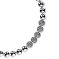 Acier inoxydable plaqué argent