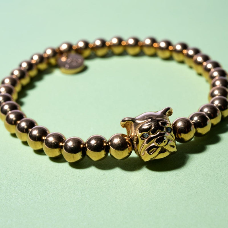 Meilleure amie | Or 18 carats | Chiot de cristal