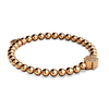 patte | Or rose 18 carats | Impression de chiot en cristal
