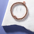 patte | Or rose 18 carats | Impression de chiot en cristal