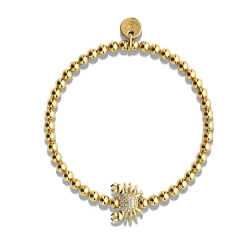Tropique du Cancer | Or 18 carats | Crabe de mer de cristal
