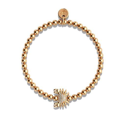 Tropique du Cancer | Or rose 18 carats | Crabe de mer de cristal