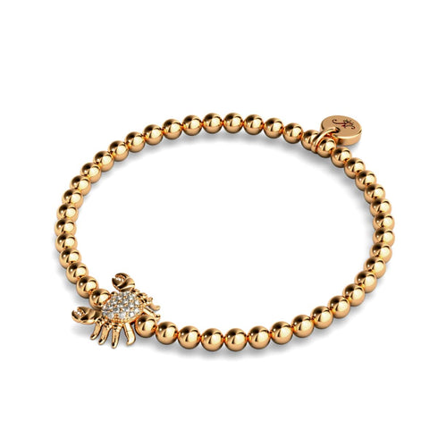 Tropique du Cancer | Or rose 18 carats | Crabe de mer de cristal