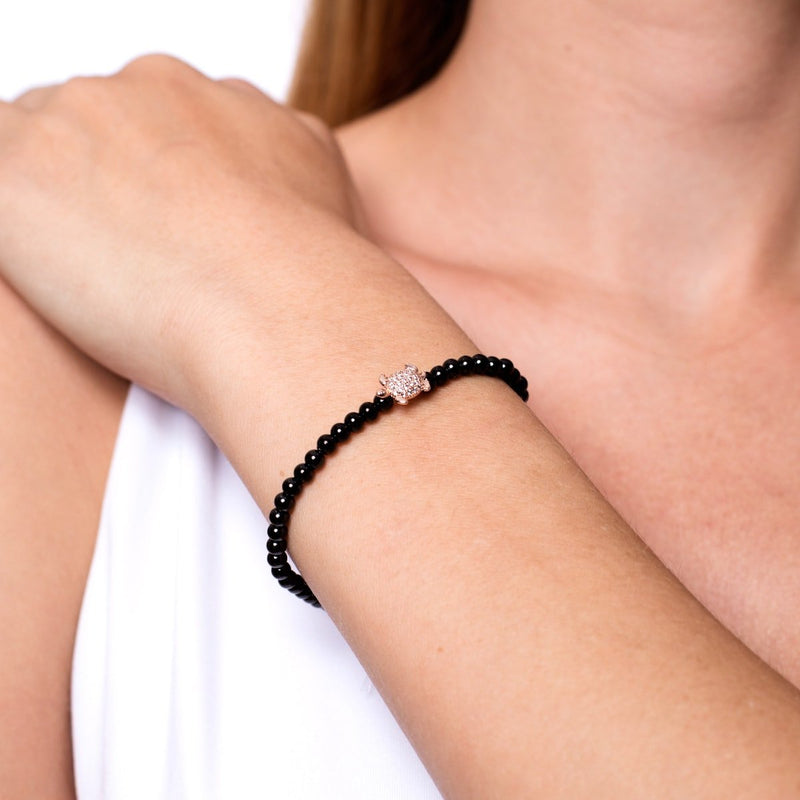 Tortue | Bronze à canon et or rose 18 carats | Bracelet tortue de mer en cristal