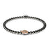 Tortue | Bronze à canon et or rose 18 carats | Bracelet tortue de mer en cristal