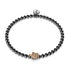 Tortue | Bronze à canon et or rose 18 carats | Bracelet tortue de mer en cristal