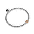 Tortue | Argent et or rose 18 carats | Bracelet tortue de mer en cristal