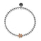 Tortue | Argent et or rose 18 carats | Bracelet tortue de mer en cristal