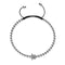 Tortuga | Silver | Black | Crystal Sea Turtle | Macrame Charmballa Bracelet